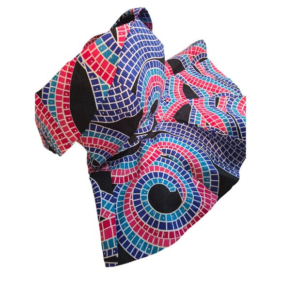 Handmade African Print Design Two-Piece Mermaid Dress Set, 14-16, New - Picture 6 of 14